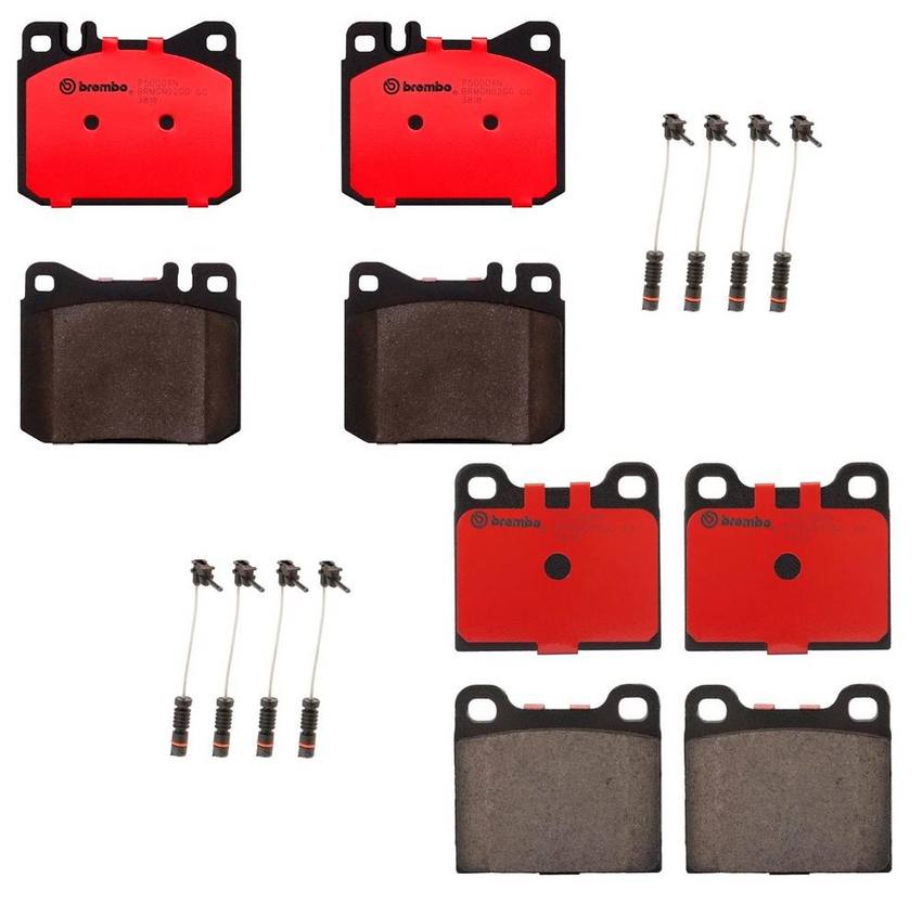 Brembo Disc Brake Pads Kit - Front and Rear (Ceramic)